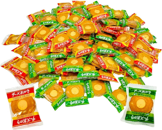 [Assorted Cheese & Wasabi] Bourbon Cheese Side Dishes, Large Capacity, 14.1 oz (400 g), Approximately 100 Pieces, Individual Packaging, Commercial Use, Assortment Set, Sweets, Snacks, Snacks, Large