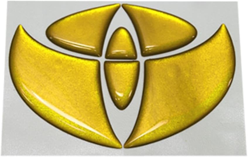 BATBERRY Metallic Yellow Beetlock 86 ZN6 Late Doming Emblem Front Metallic Color 1pc
