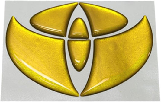 BATBERRY Metallic Yellow Beetlock 86 ZN6 Late Doming Emblem Front Metallic Color 1pc