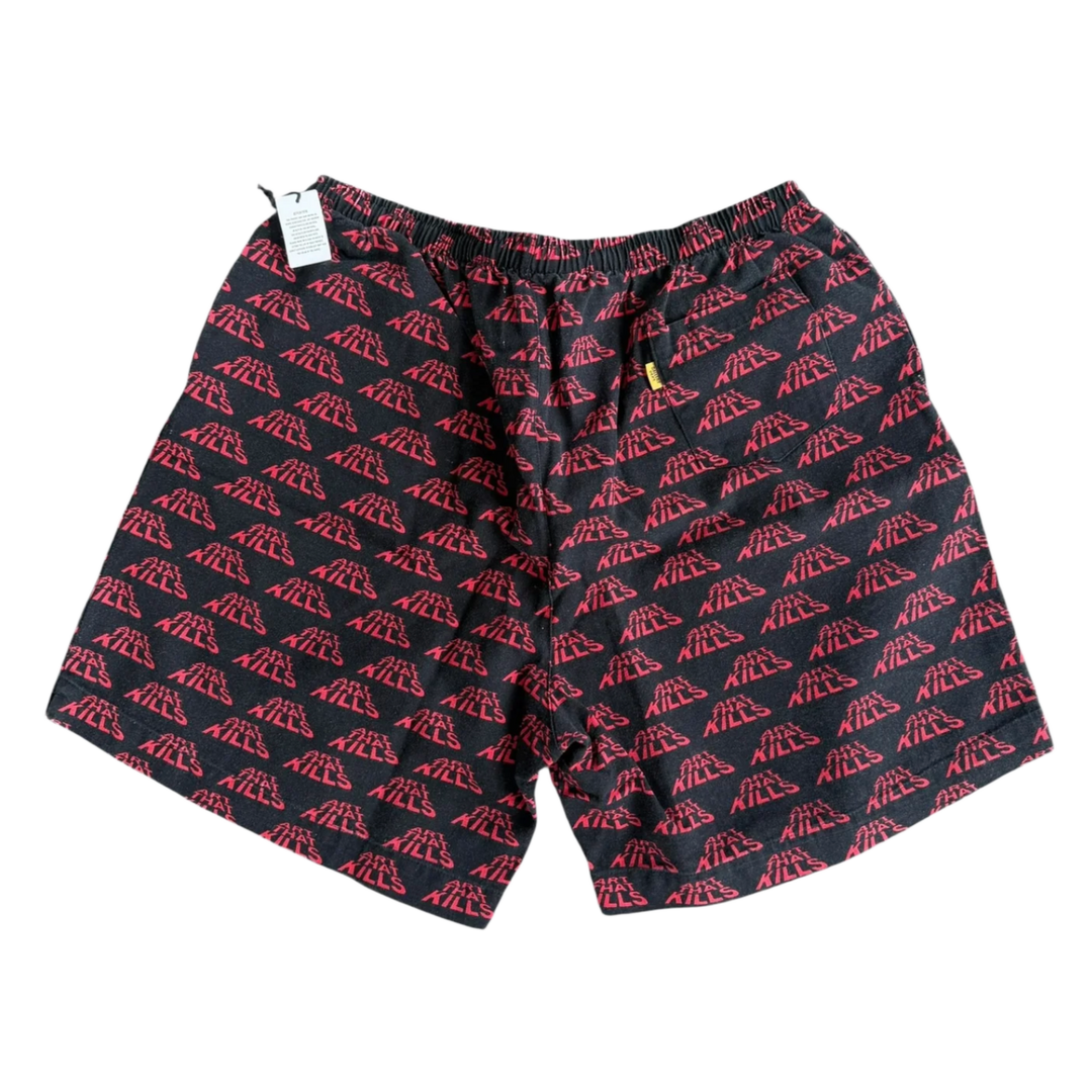 GALLERY DEPT 'BLACK/RED' ATK SHORTS