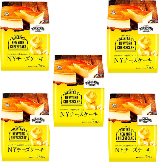 Fujiya Country Maam Meisters (NY Cheesecake), 7 Sheets x 5 Bags