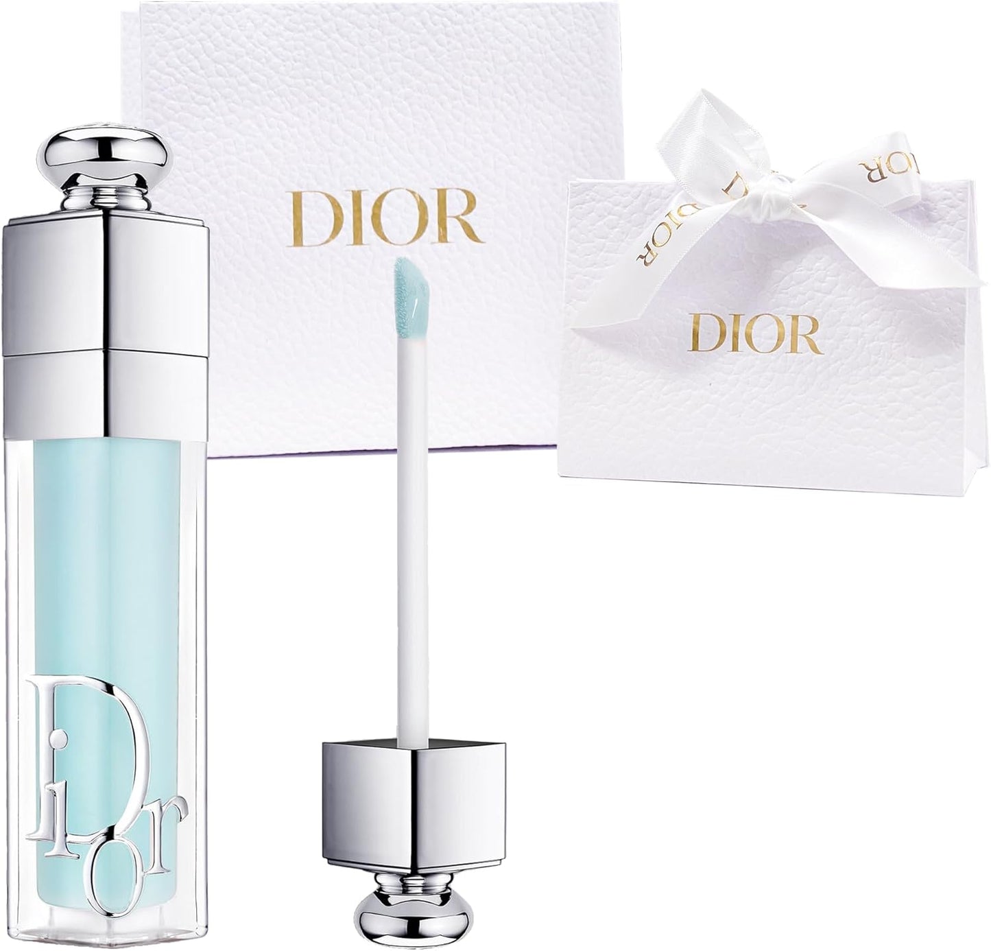 DIOR Addict Lip Maximizer #065, Icy Blue, 0.2 fl oz (6 ml), Limited Edition Lip Cloth, Cosmetics, Birthday, Present, Gift, Shopper Included