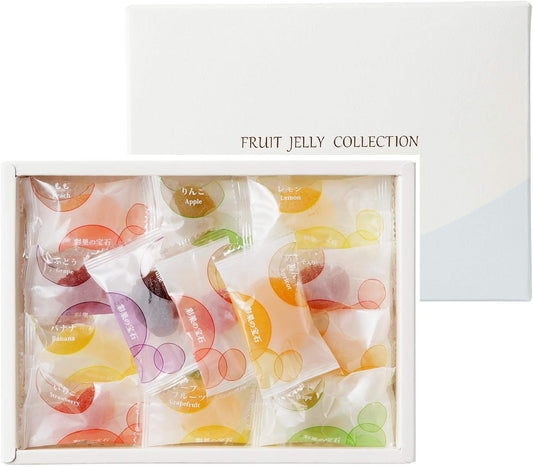 Saika no Houshou Fruit Jelly Collection Box (15 Varieties, 22 Pieces)