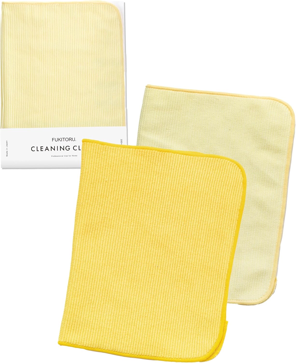 Dish Towel, Cleaning Cloth, Wipe Clean Wipe, Kitchen Towel, Set of 2, 11.8 x 7.9 inches (30 x 20 cm), Made in Japan, Professional Specifications, Grease Stain Cloth, Microfiber, Kitchen,