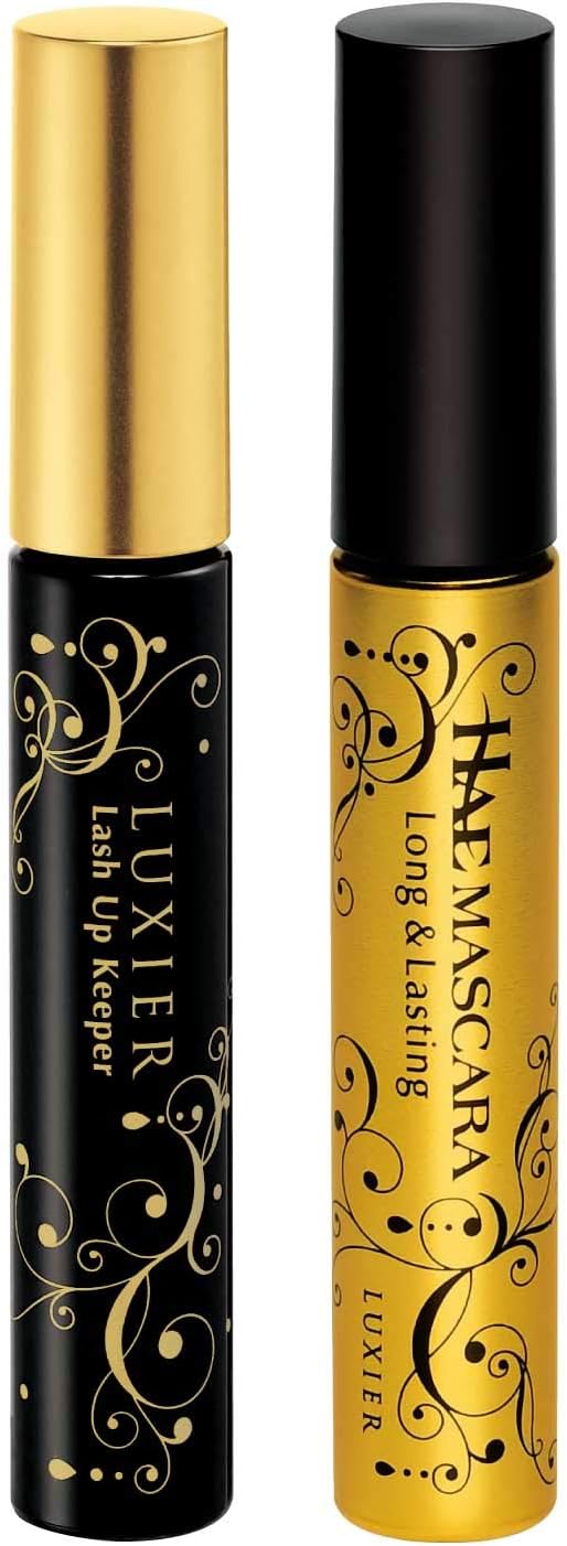 Ragsia Lash Up Keeper [0.2 oz (7 g) / Eyelash Base Serum + Brilliant Mascara [0.3 oz (8.5 g) / Mascara] Base Curl Keep, Waterproof, Transparent