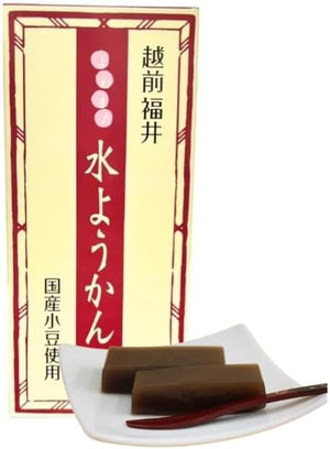 Echizen Fukui Water Yokane, Brown Sugar, Made from Japanese Adzuki Beans, Smooth Texture, Winter, Sweets, Can be Storeed at Room Temperature, Japanese Sweets, Gift, Souvenir