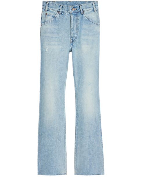 CELINE Dylan flared jeans in sweet honey wash denim - Image 1