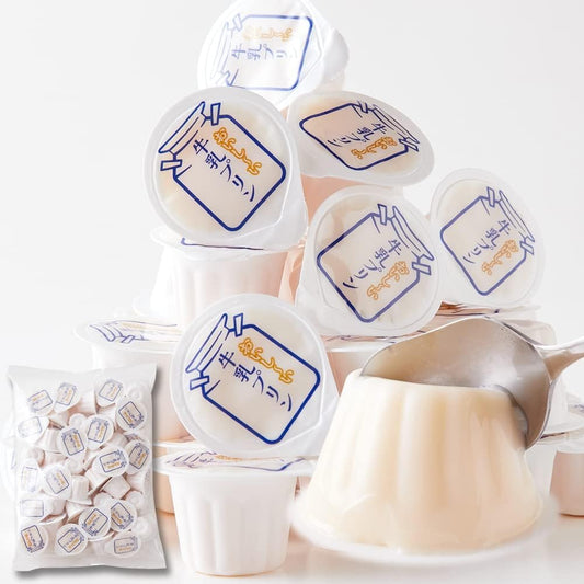 Tennensei Bite-Sized Milk Pudding (40 pieces) Chiba Prefecture Produced Rich Dairy Product Large Capacity Simple Packaging Dessert Snack Western-style Cake Room Temperature Storage Milk Pudding