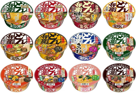 Nissin Foods Assortment Set (Donbei 12 Types, 12 Meals)