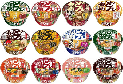 Nissin Foods Assortment Set (Donbei 12 Types, 12 Meals)