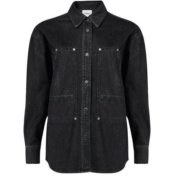 MARANT ETOILE Okely デニム オーバーシャツ - Image 1
