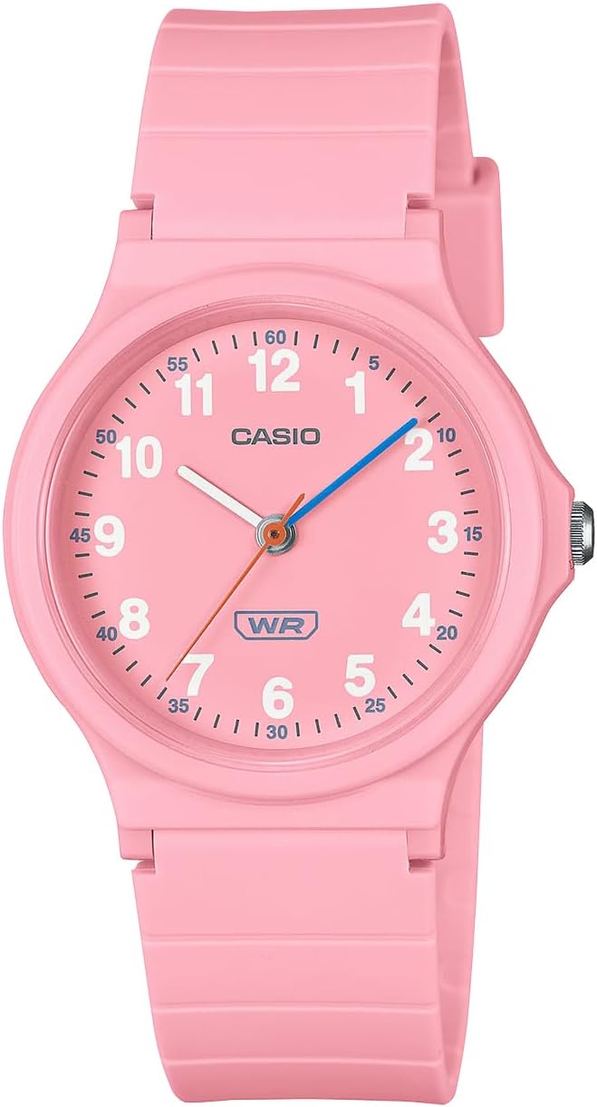 Casio Chippukashi, Chippukashi, LQ-24B Series, Biomass Plastic Band, Analog, Women's, Kids' Wristwatch, Overseas Model, Pastel Pink LQ-24B-4B