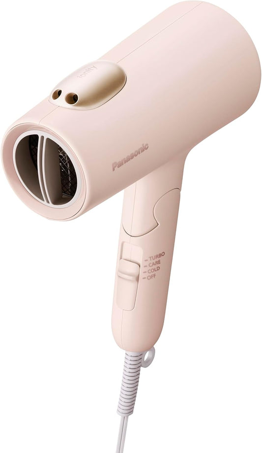 Panasonic EH-NE7L-P Ionity Dryer, Quick Drying, Large Airflow, Powerful Dry, Low Temperature Mode, Double Mineral Ion, Coral Pink