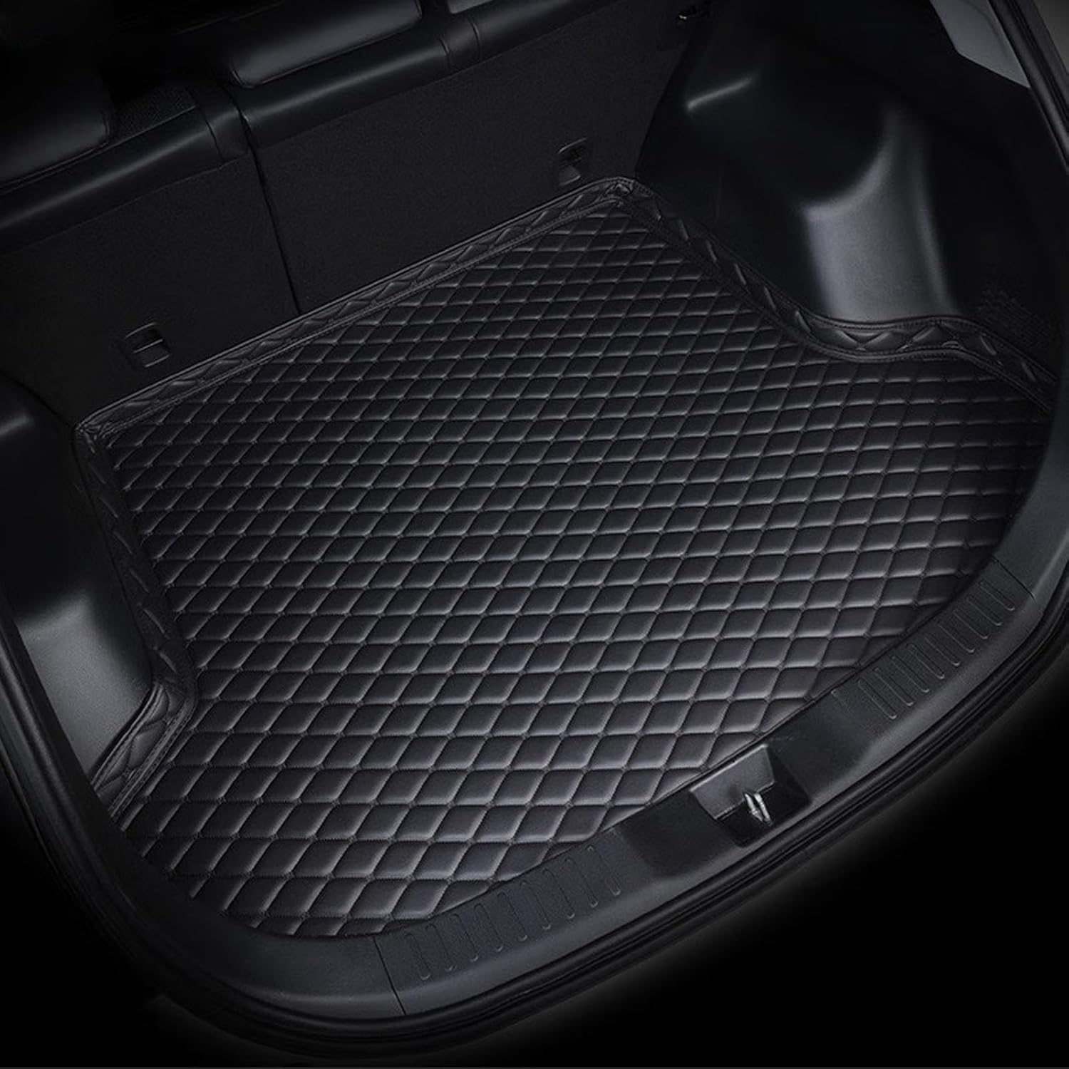 Compatible with Toyota Harrier 80 Series, June 2 - present Rewa 3D Luggage Mat, Waterproof, Dustproof, Dirt-Resistant, Abrasion Resistant, XPE, Leather, All Weather, Dedicated Trunk Mat, Durable