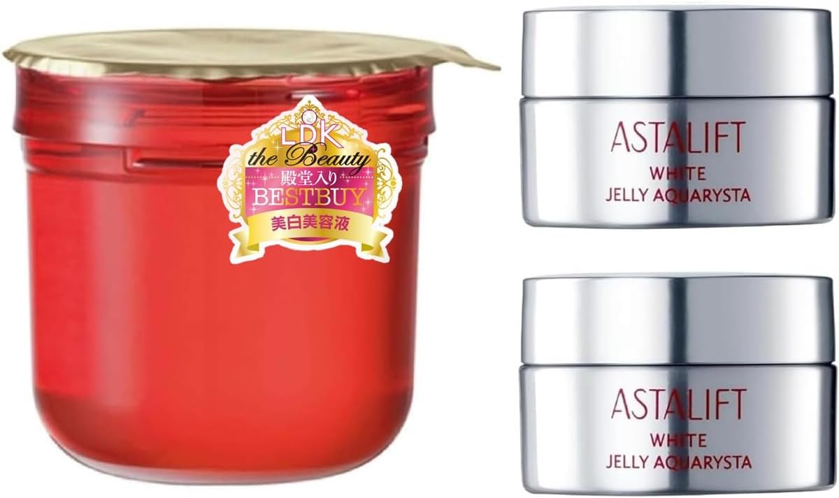 Astalift [Set of Approx. 2 Weeks Minis] White Jelly Aquarista Replacement Refill (Jelly-Shaped Precedent Essence) Approx. 2 Months (2.1 oz (60 g) + Approx. 14 Days (0.2 oz (7 g) Mini x 2) [Quasi-drug]