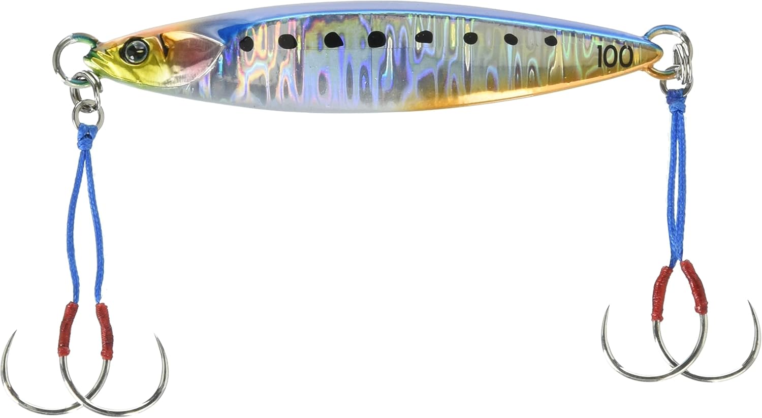 Jackal Metal Jig Bumble Jig Throw 100g Chart Back Stripe