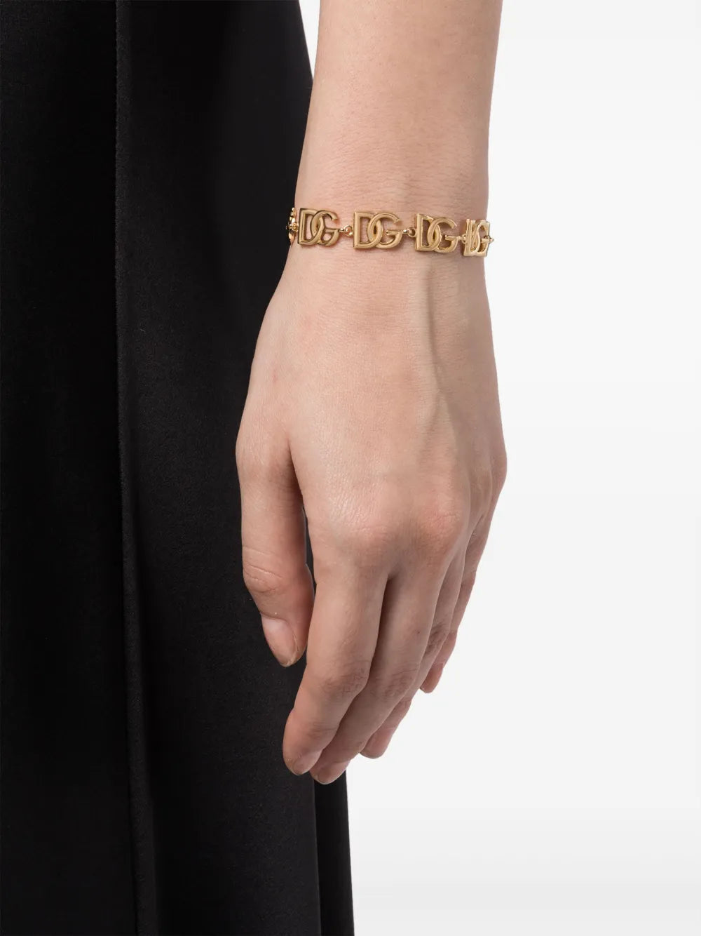 Dolce  Gabbana ドルチェ＆ガッバーナロゴプラークブレスレット - Image 1
