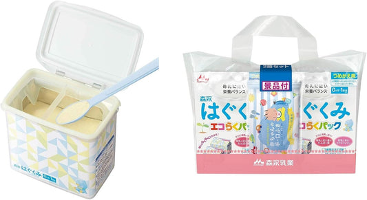[Convenient Set] Morinaga Hagukumi Eco Raku Pack, First Set + Refill