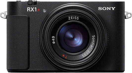 Sony RX1R III full-frame premium compact camera with 61MP CMOS sensor, ZEISS Sonnar T* 35mm F2 lens, BIONZ XR processor, and AI-based subject recognition