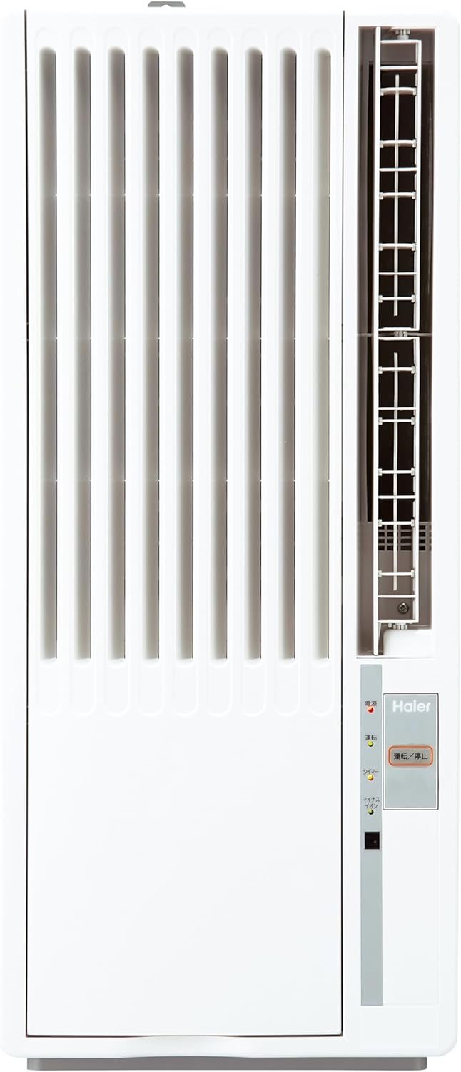 Haier (ハイアール) Window Air Conditioner [No Installation Required] JA-W16A (W) Comfortable Space Eco-friendly R32 Refrigerant Usage "Good Night Operation Function" For 4 tatami to 6 tatami