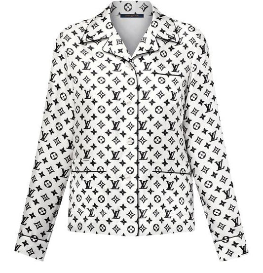 LOUIS VUITTON Monogram Pajama Shirt - Image 1