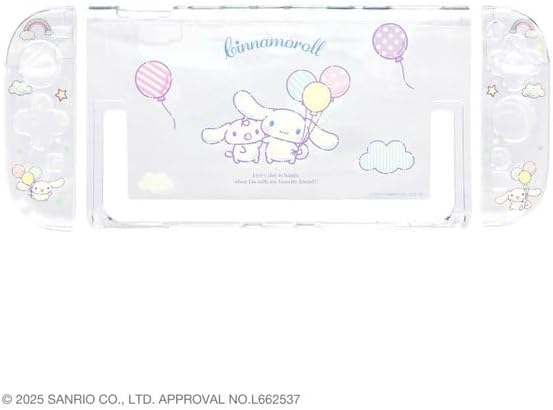 Allone ALG-NS2SCCN Sanrio Characters 2 Clear Case for Games, Cinnamon Roll, 4.7 x 0.8 x 11.0 inches (12 x 2 x 28 cm), Switch2 Compatible, Easy to Install, Protects from Scratches and Dirt, Sanrio Cute