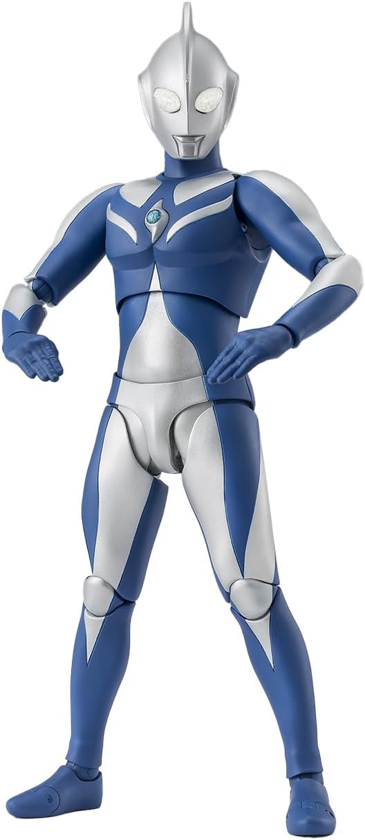 TAMASHII NATIONS S.H. Figuarts Ultraman Cosmos Luna Mode, Approx. 5.9 inches (150 mm), PVC & ABS, Pre-painted Action Figure