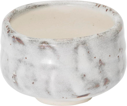 Mino Ware 505-05 Matcha Bowl, Matcha Rice Bowl, Tea Ceremony, Diameter Approx. 4.7 inches (12 cm), Tataki Matsushino White, Made in Japan