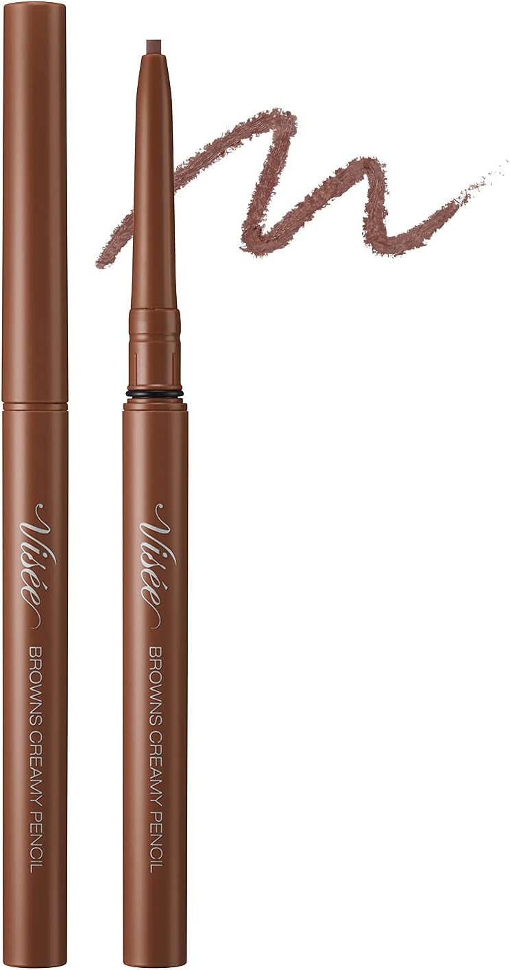 Visee Riche Browns Creamy Pencil Eyeliner Unscented BR300 Chocolate Brown 0.1g (x1)