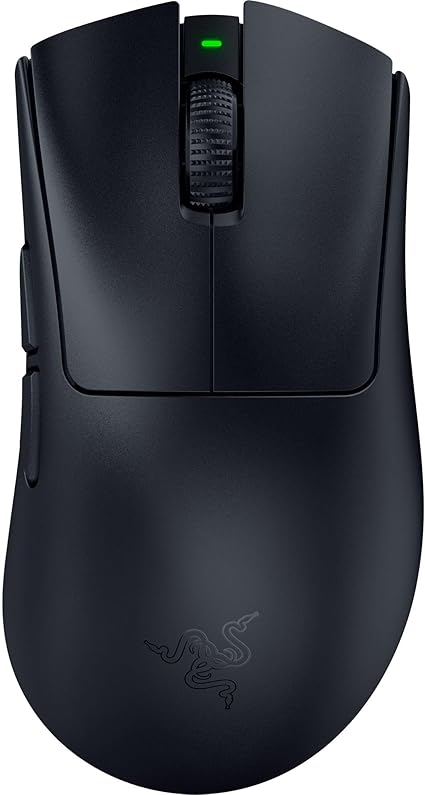 Razer DeathAdder V4 Pro Gaming Mouse, Wireless, 2.0 oz (56 g), Ultra Lightweight, High Accuracy, 2nd Generation Focus Pro 45K Optical Sensor, Ultra Low Latency 2nd Generation, HyperSpeed Wireless