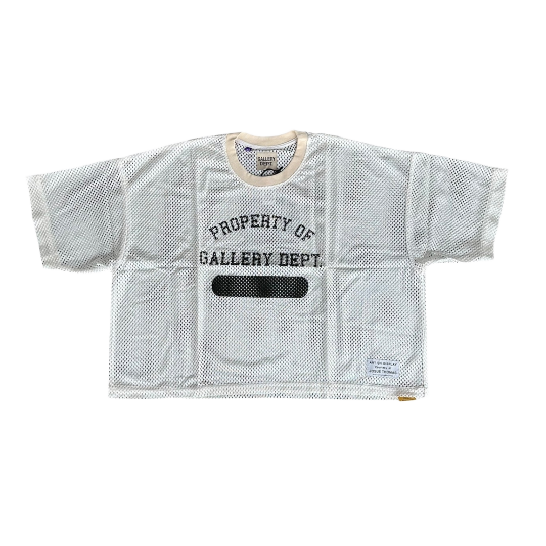 GALLERY DEPT 'WHITE' MESH PRACTICE TEE