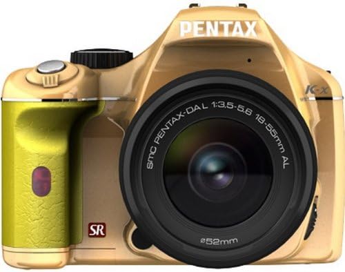 Pentax DSLR K-X Camera Lens Kit Body: Light Orange