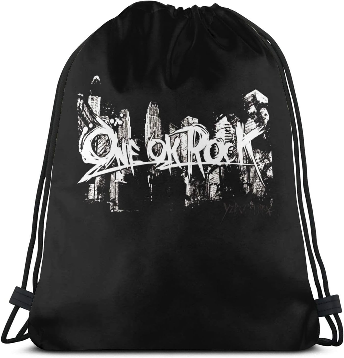 NEXEAR OneO Clock Stylish Large Capacity Sports Drawstring Bag, Convenient Storage, Lightweight, Waterproof, Travel, Club Activity, Gym Animation Goods, Miscellaneous Goods
