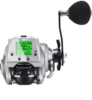(2025 Model Limited) Bait LED with Counter, Waterproof, Professional Rechargeable Model and Regular Model, Line Counter 7.2 Gear Ratio, Replaceable Battery, Super Large Drag Force, 22.0 lbs (10