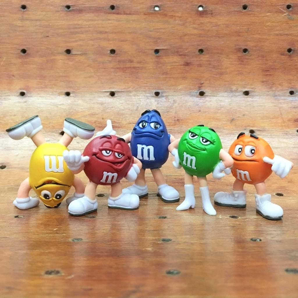 m&m's M&M's PVC Mini Figure, Set of 5, MM American Miscellaneous Goods