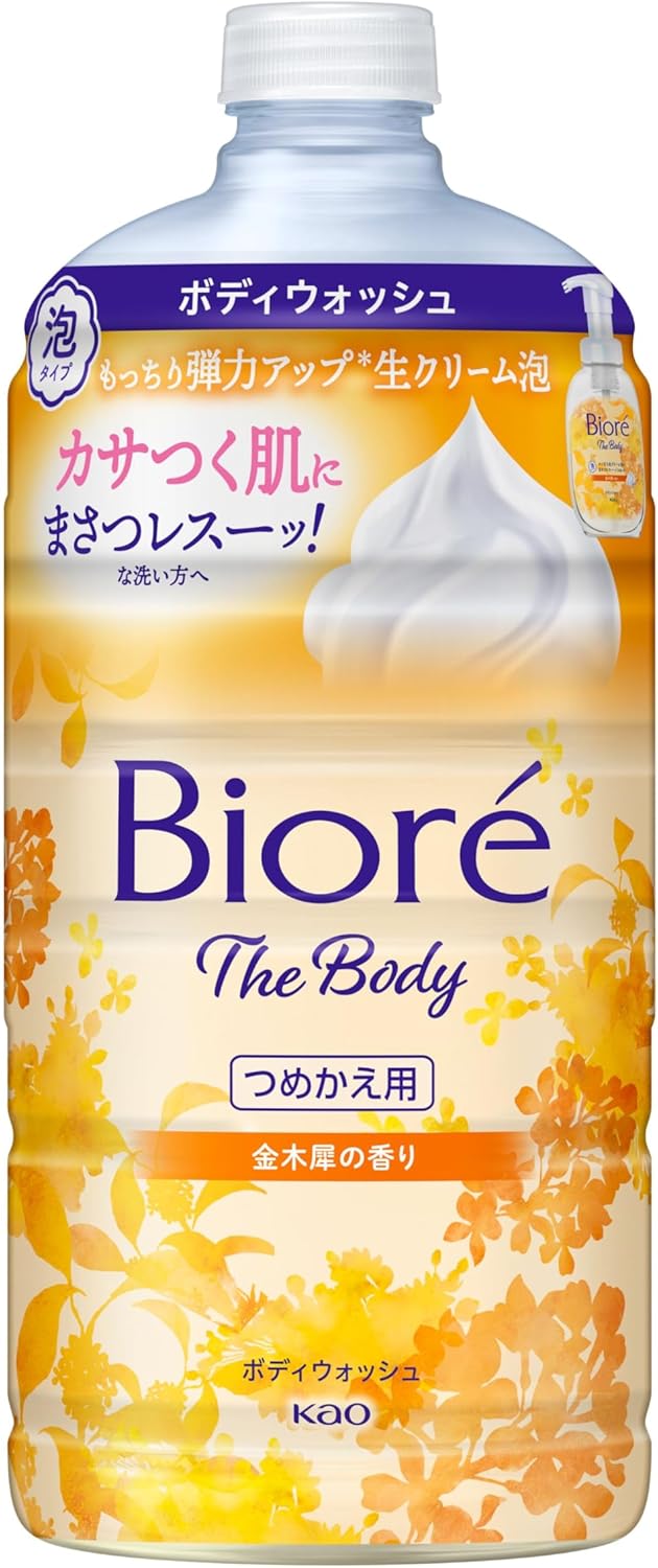 Biore The Body Foaming Type, Osmanthus Scent, Refill, 26.7 fl oz (780 ml), Body Soap, Body Wash