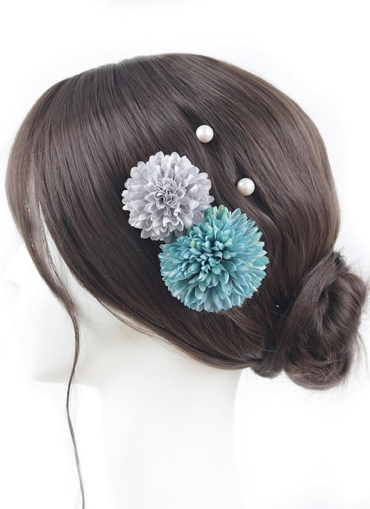 NANA Handmade Hair Ornament, Clip, Yukata, Ping Pong Mom, Cute, Summer Festival, Fireworks Display, Coming of Age Ceremony, Shichi-Go-San Graduation Ceremony, Kindergarten Entrance Ceremony