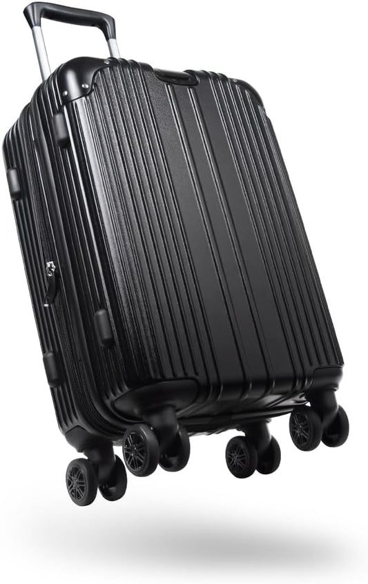 Excitech Suitcase, Carry Case, Extended Function, Stopper, Ultra Lightweight (Japanese Company Planning) Large Size 3.7 gal (97 L) Carry Bag, Travel, Business, Business Trips, 5-7 Nights, Black