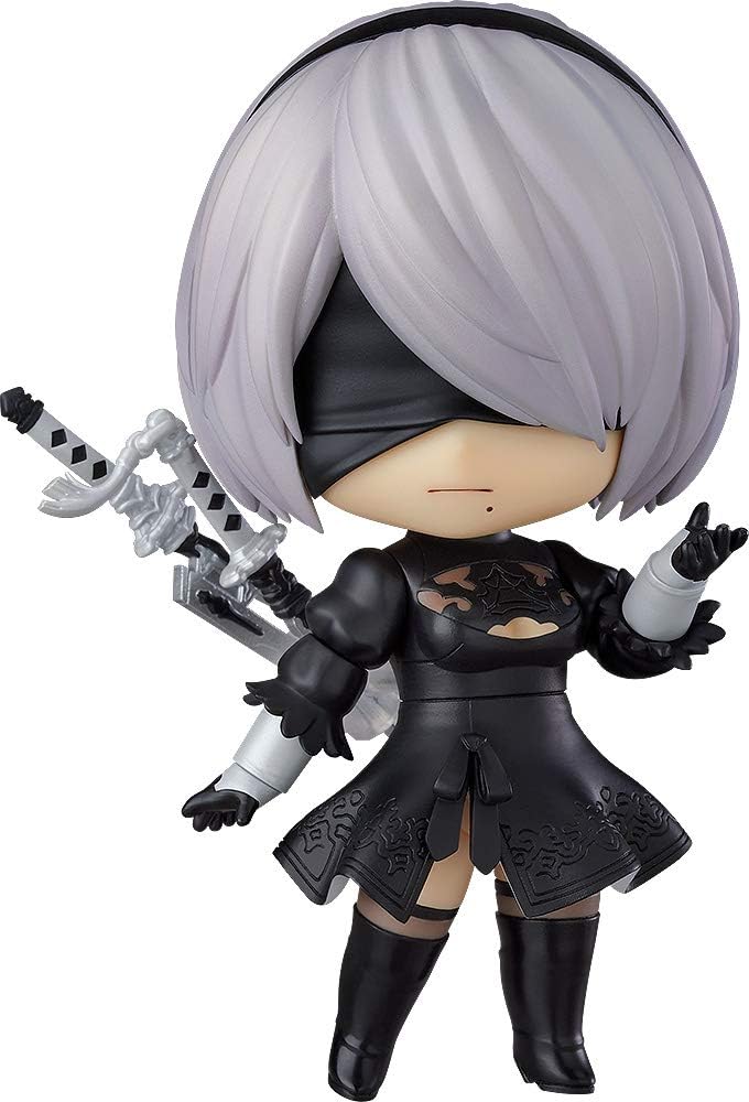 Square Enix Nendoroid NieR Automata 2B [Yoruha No. 2 Type B] Non-scale, Plastic, Pre-painted Action Figure, Secondary Resale