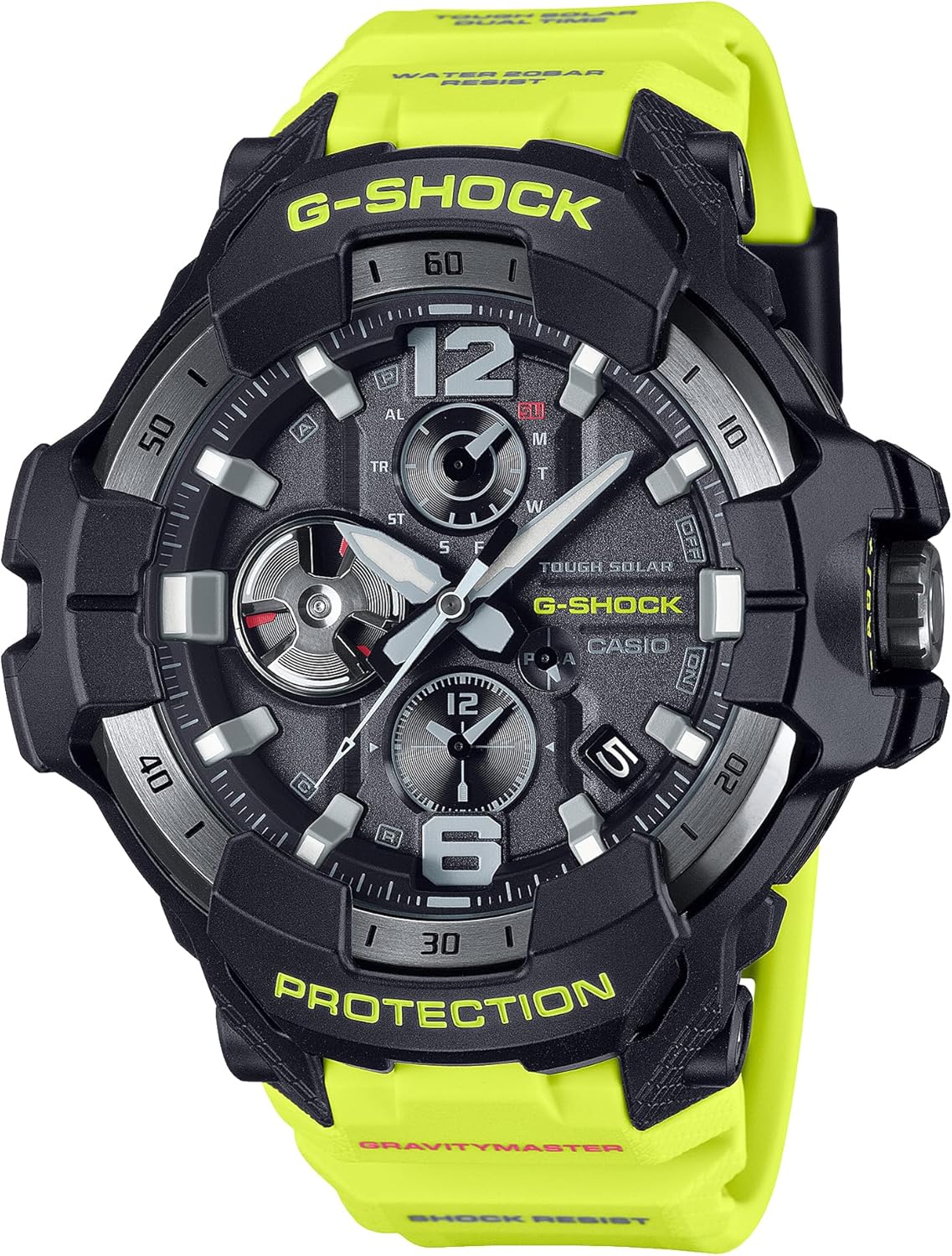 Casio RGR-H1000 Wristwatch, G-Shock (Genuine Domestic Product), Limited Color: Yellow / GRAVITYMASTER
