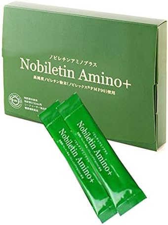 Nobiletin Amino Plus, 30 Packets x 10 Boxes, Okinawa Aloe Vere, Shikwasa Nobiletin Powder, High Purity Nobiletin Blending, Supporting Senior Life