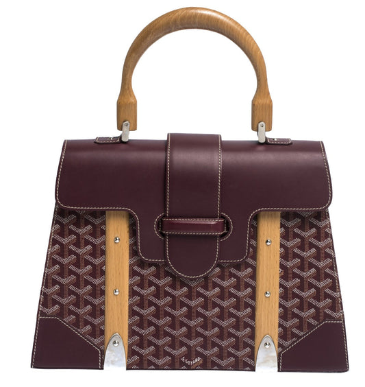 GOYARD 'BURGUNDY' GM SAIGON BAG