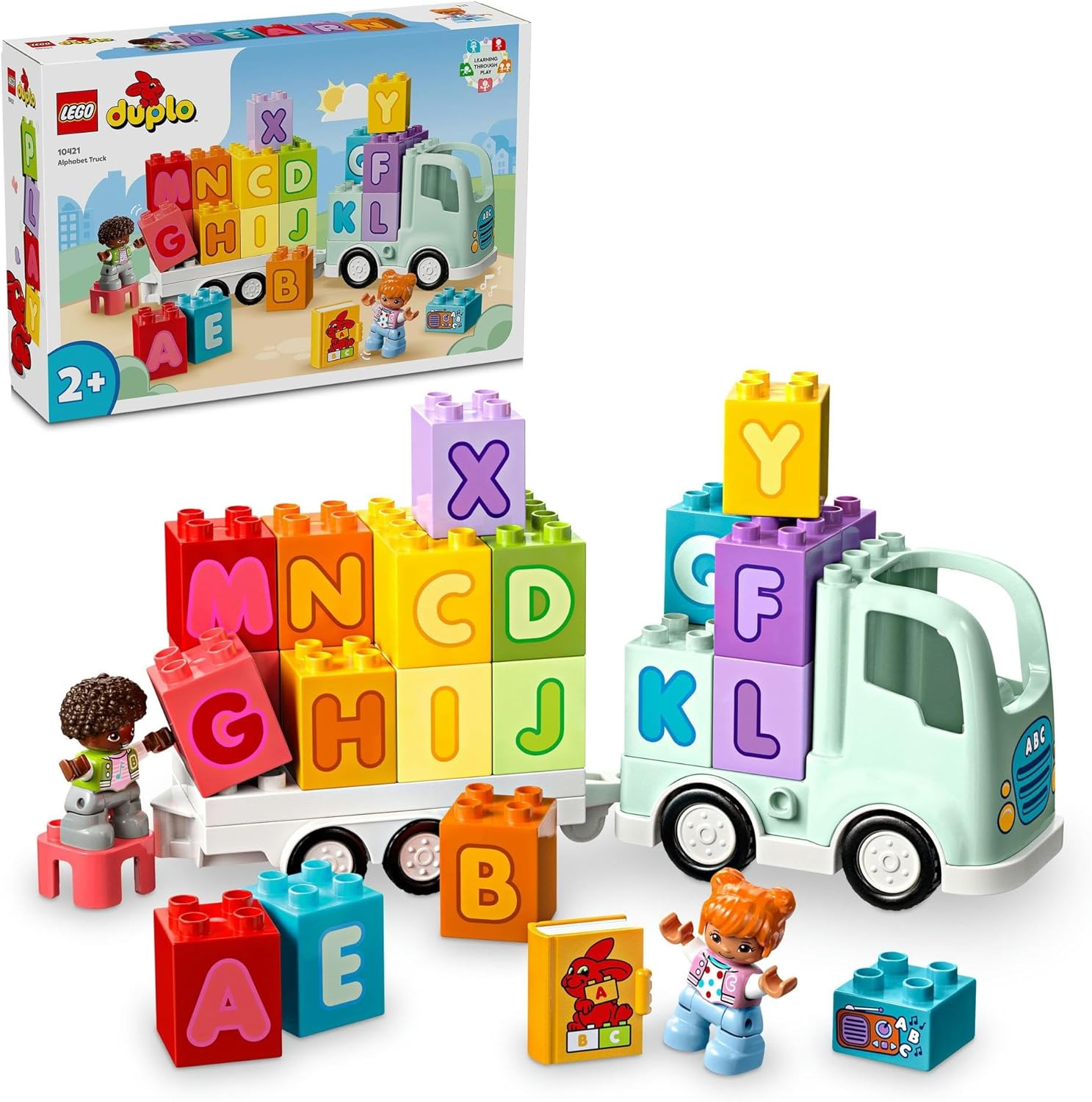 LEGO Duplo Duplo Town Alphabet Truck Toy Toys Birthday Present Blocks Educational Boys Girls Children 1.5 Years Old 2 Years Old 4 Years Old Toddlers Vehicles Cars Mini Cars Dolls Figures 10421