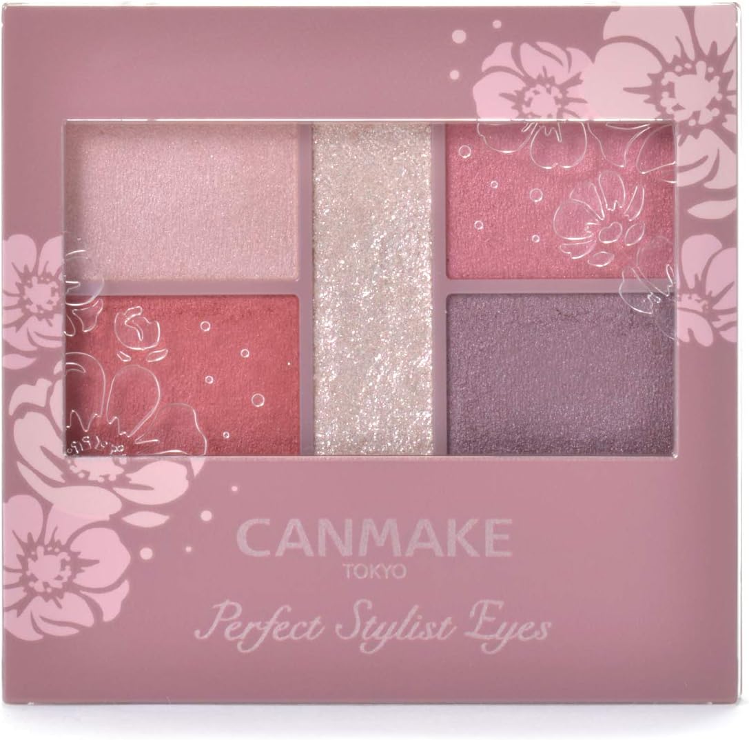 Canmake Perfect Stylist Eyes v14, Antique Ruby, Eyeshadow, 0.1 oz (3.0 g) (x1)