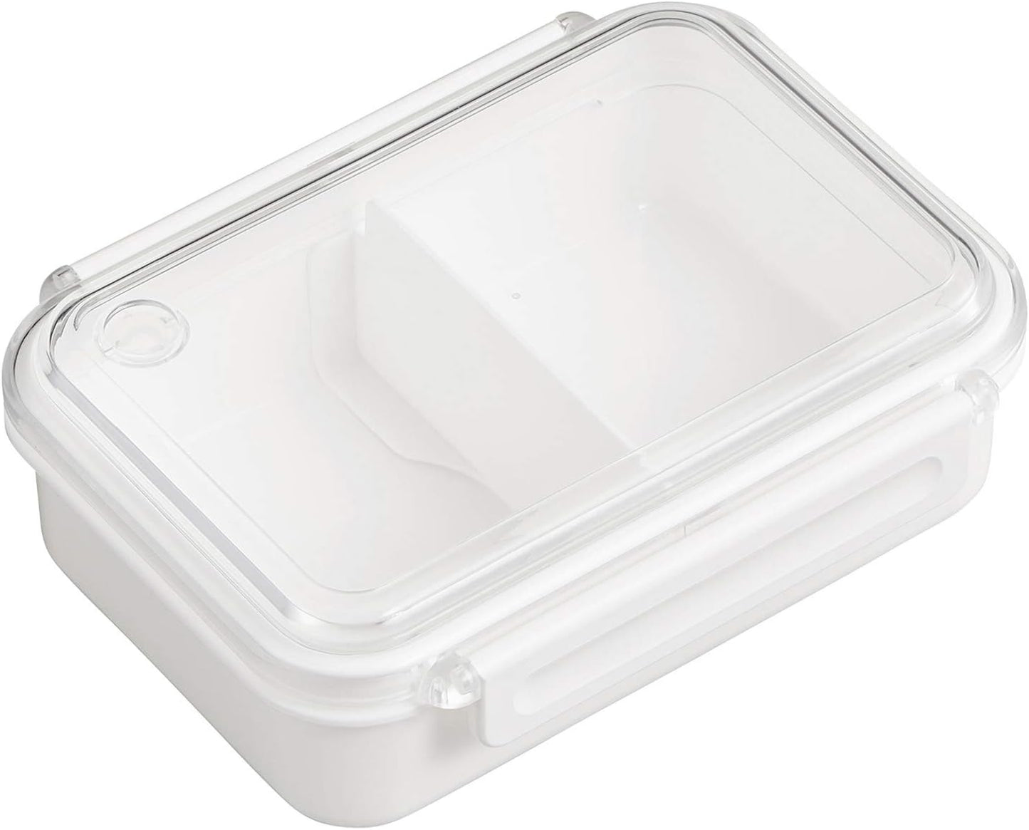 OSK PCL-1S Whole Frozen Bento Box, White, 16.9 fl oz (500 ml), Made in Japan, Dividers, Dishwasher, Microwave Safe, Simple, Stylish, Storage Container, Time Saving, Unisex, Kids, Elementary School