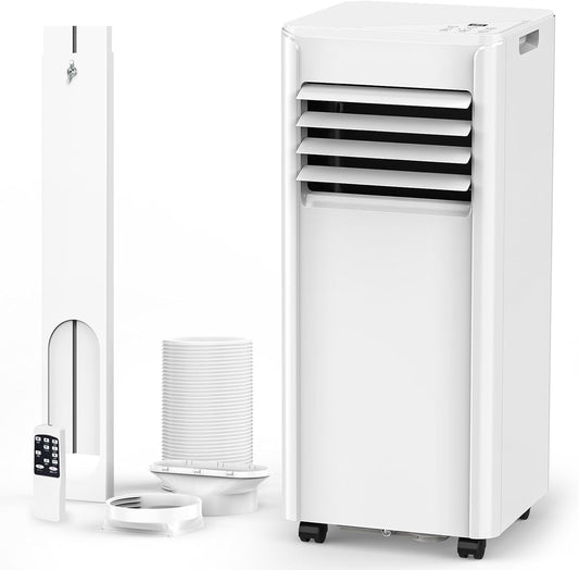 COWSAR Spot Cooler, 2.6 kW, Compatible with 7 to 9 tatami mats, Portable Air Conditioner, 2 Levels of Airflow, Wind Direction, 60° Left & Right Louver, 24 Hour Timer, Sleep Mode, Energy Saving, No