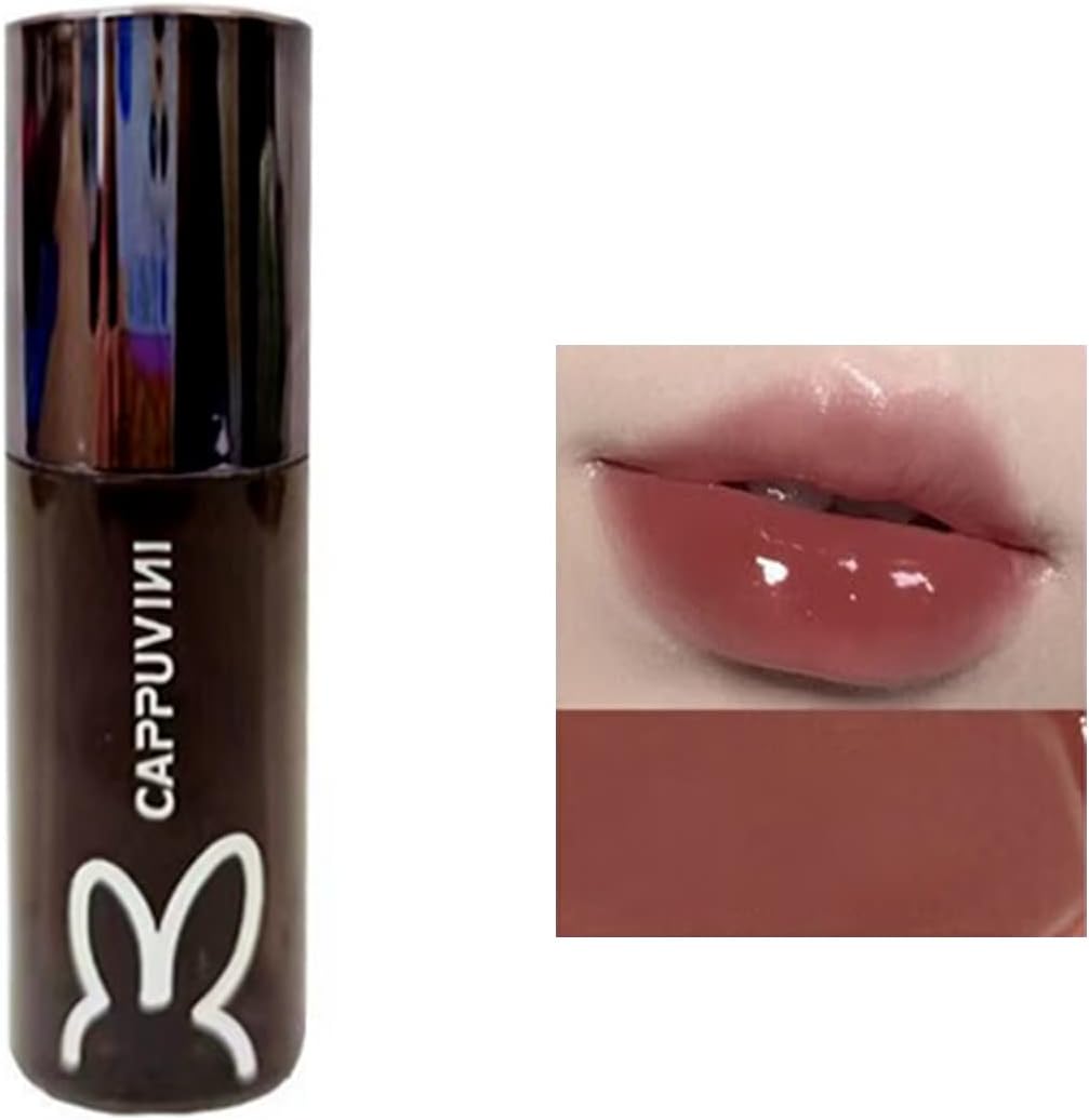 Lip Tint, Mirror Tint, Moisturizing, Glitter, High Color, Long Lasting, Lipstick, Gloss, Moisturizing, Non-Stick Lip Mask, Lip Gloss, Won't Fall Off, Popular, Red Lip, 9 Colors, Chinese Cosmetics