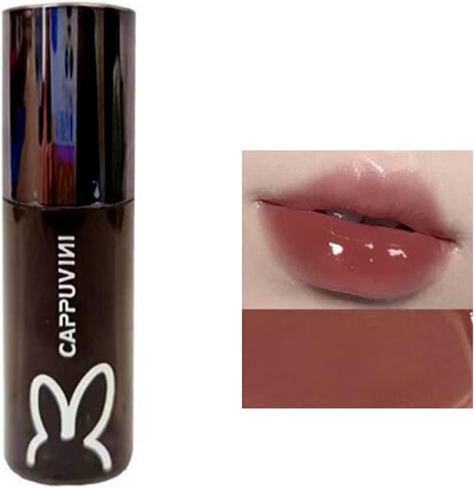 Lip Tint, Mirror Tint, Moisturizing, Glitter, High Color, Long Lasting, Lipstick, Gloss, Moisturizing, Non-Stick Lip Mask, Lip Gloss, Won't Fall Off, Popular, Red Lip, 9 Colors, Chinese Cosmetics