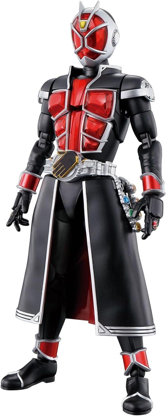 Bandai Spirits 2621758 Figure-rise Standard, Kamen Rider Wizard, Flame Style, Color Coded Plastic Model