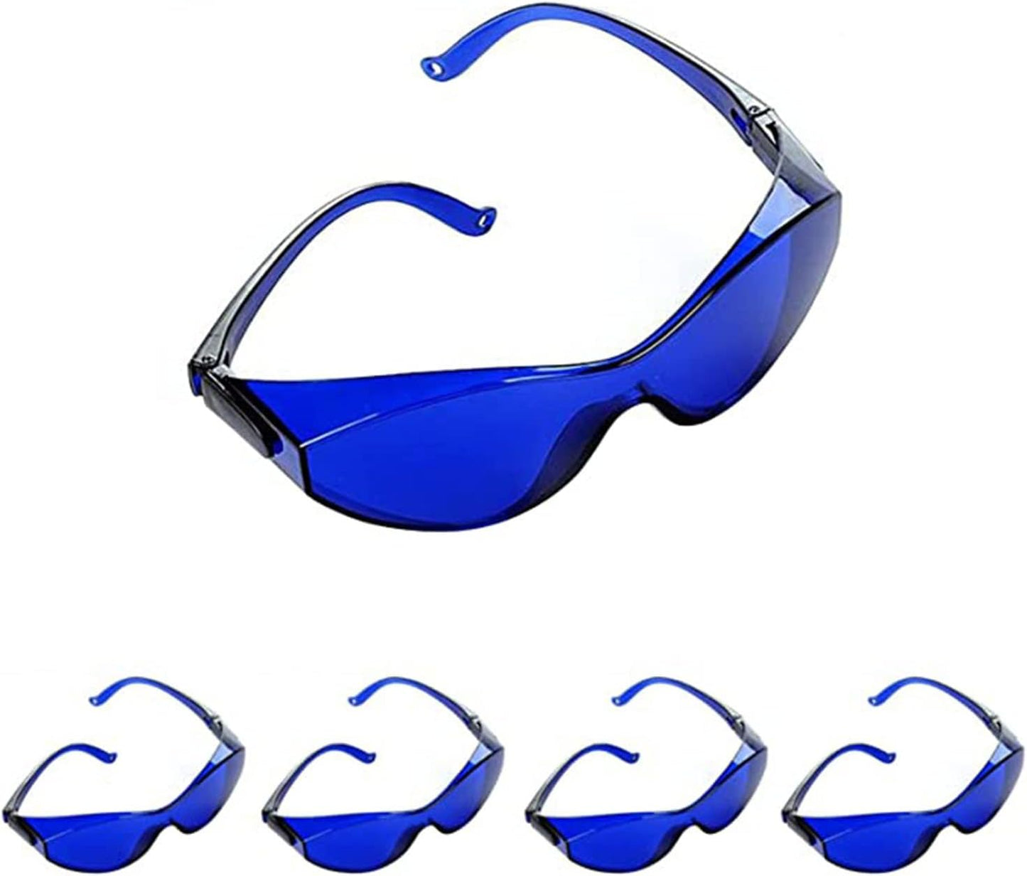[NITNASTOP] Epilator, Goggles, Light Depilation, IPL Beauty Protector, Light Esthetics, Protective Glasses, For Light Epilation, Blue, Set of 5